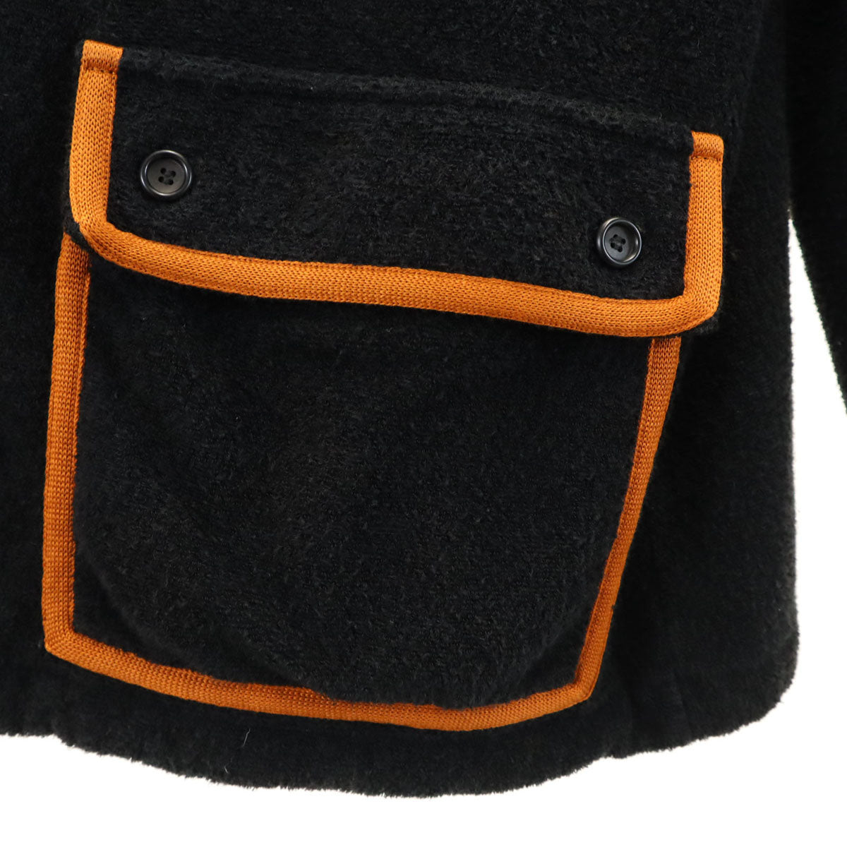 Christian Dior SPORTS クリスチャンディオールスポーツ 90s オールド 長袖 パイル ジップパーカー M ブラック レディース