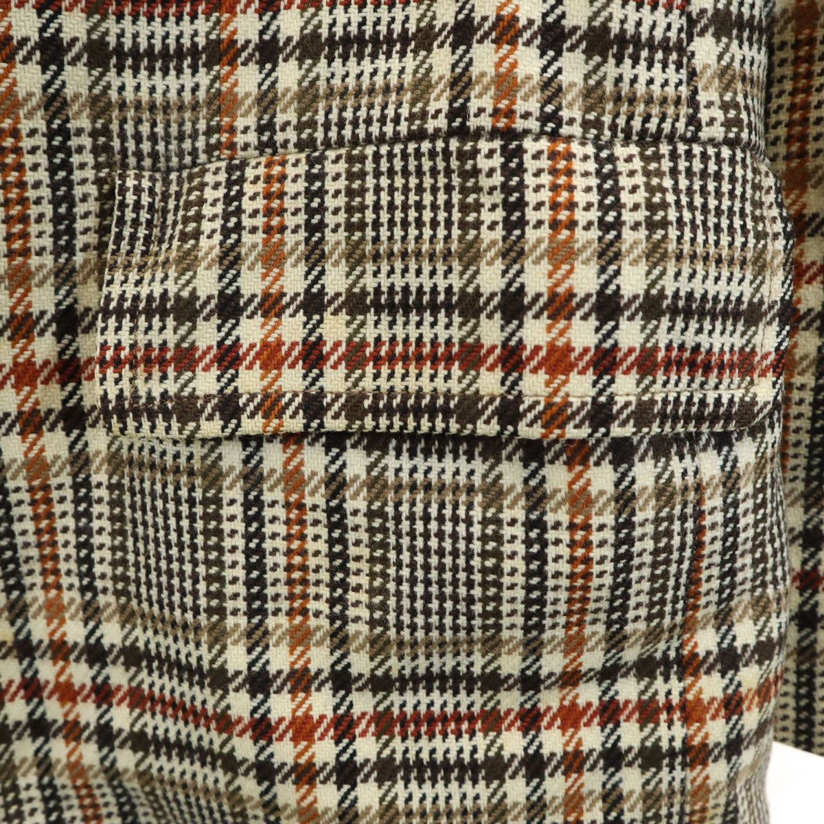 Burberrys バーバリーズ 80s 英国製 ヴィンテージ チェック柄 ツイード テーラードジャケット 38 ベージュ メンズ