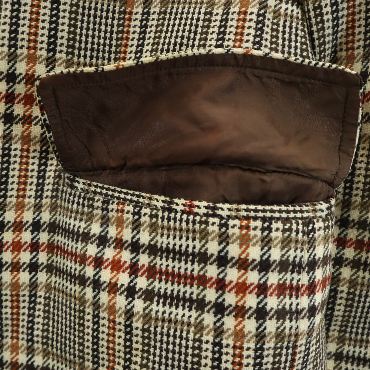 Burberrys バーバリーズ 80s 英国製 ヴィンテージ チェック柄 ツイード テーラードジャケット 38 ベージュ メンズ