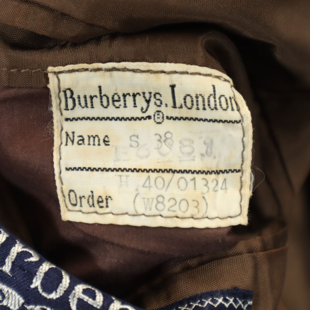 Burberrys バーバリーズ 80s 英国製 ヴィンテージ チェック柄 ツイード テーラードジャケット 38 ベージュ メンズ