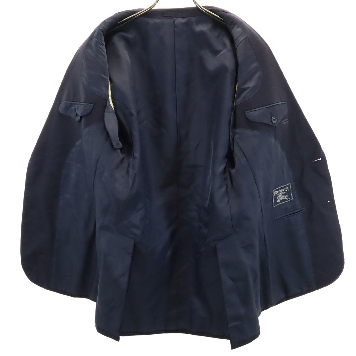 Burberrys バーバリーズ 90s オールド 紺ブレ テーラードジャケット YA7 ネイビー 金ボタン メンズ