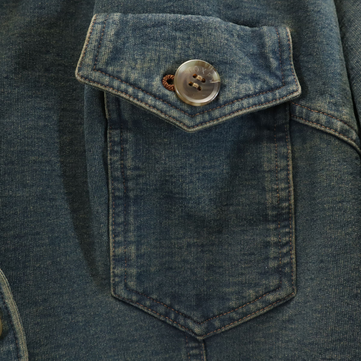 FOXEY NEW YORK フォクシー ニューヨーク 日本製 ジャケット 38 ブルー系 レディース