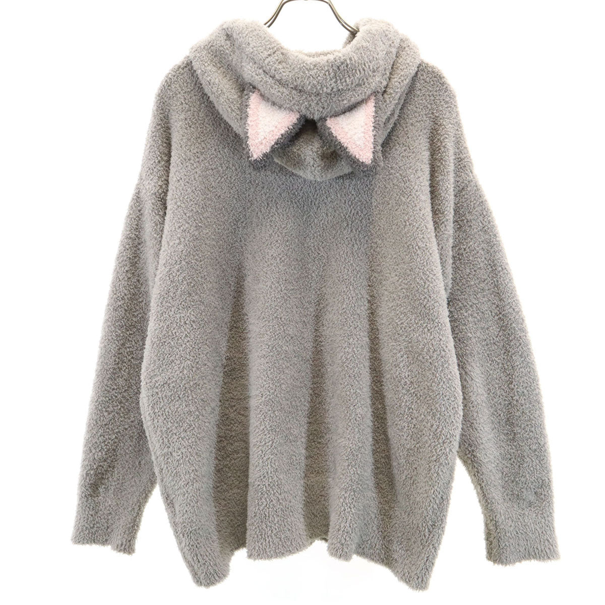 gelato pique ジェラートピケ あつまれ どうぶつの森 コラボ 長袖 キャラクター ジップパーカー F グレー レディース