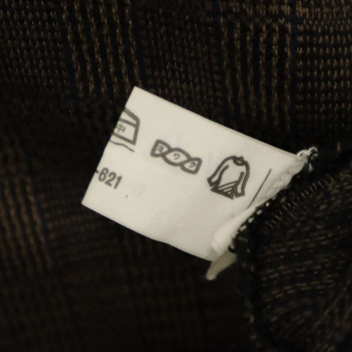 Dunhill ダンヒル イタリア製 長袖 ポロシャツ M ブラウン メンズ