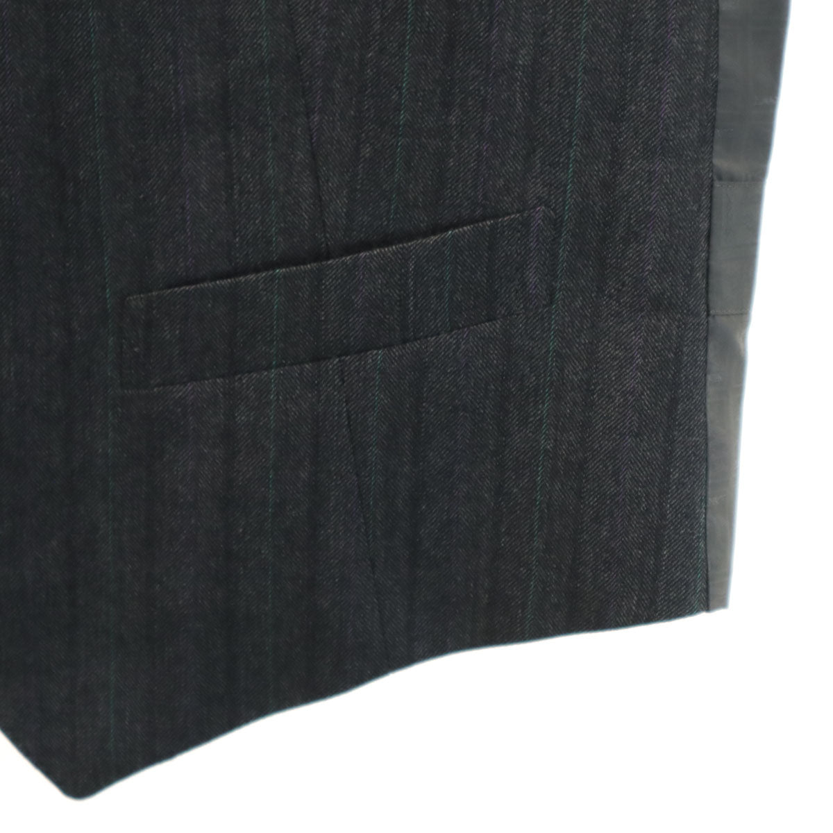 LANVIN ランバン 90s オールド ベスト 46-44 グレー メンズ