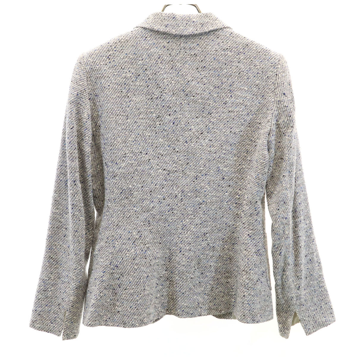 MAX MARA マックスマーラ イタリア製 テーラードジャケット 42 ライトグレー レディース