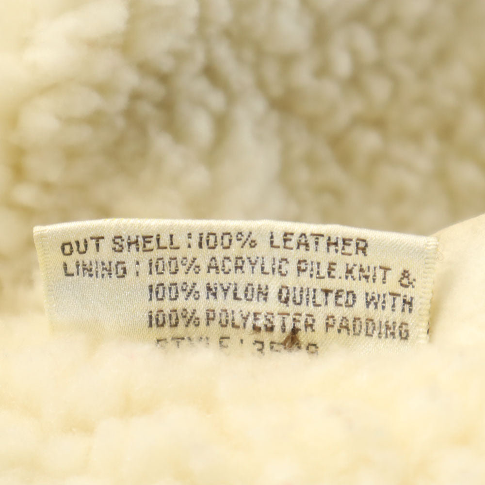 バーマンズ 80s ヴィンテージ ムートンジャケット 40 キャメル メンズ