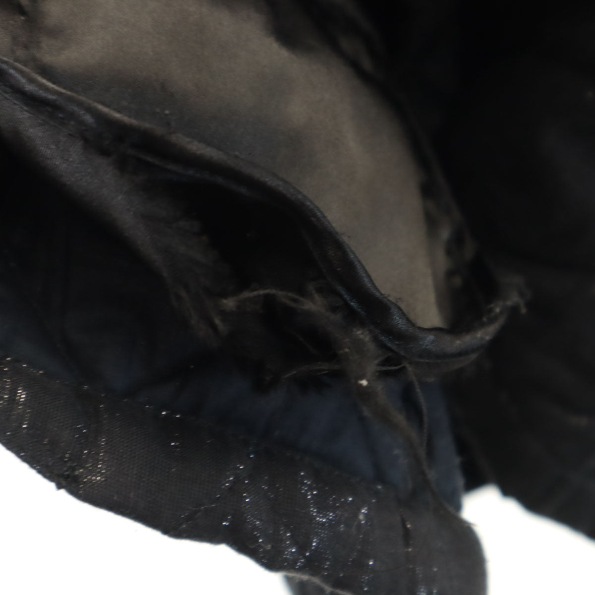 ARMANI JEANS アルマーニジーンズ ラメ キルティングジャケット 40 ブラック レディース