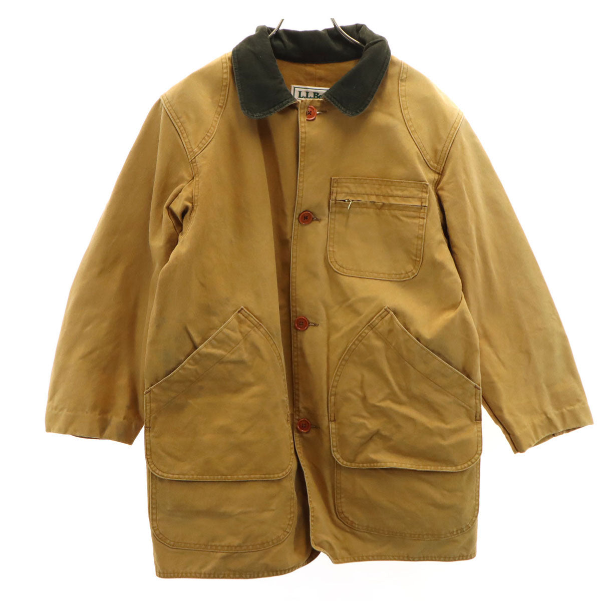L.L.Bean エルエルビーン 80s ヴィンテージ ハンティングジャケット キャメル 襟コーデュロイ アウトドア メンズ
