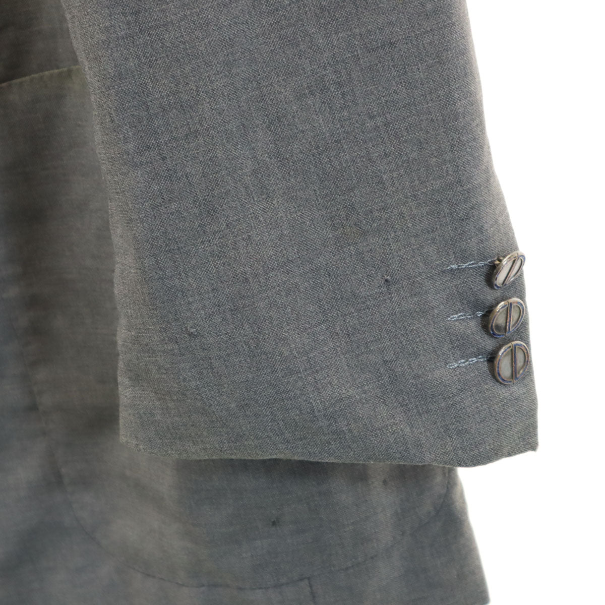 Christian Dior MONSIEUR クリスチャンディオール ムッシュ 90s オールド テーラードジャケット 100-94-170 グレー メンズ