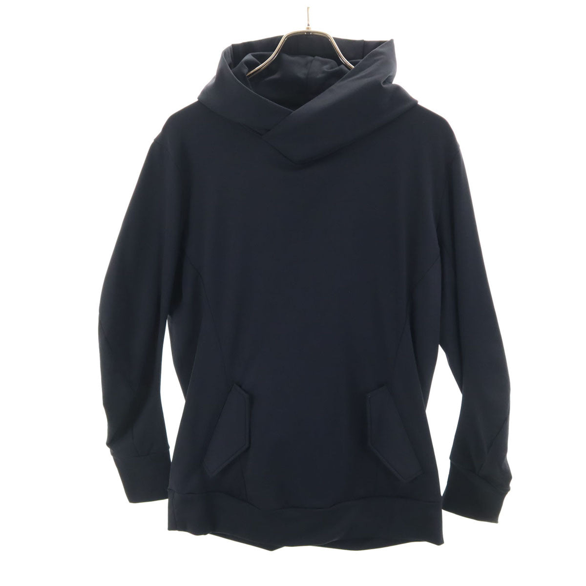 wjk ダヴルジェイケイ 日本製 長袖 パーカー M ブラック メンズ