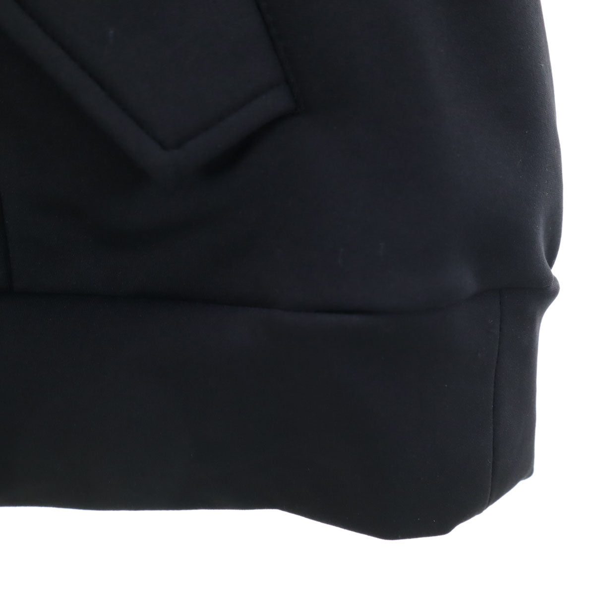 wjk ダヴルジェイケイ 日本製 長袖 パーカー M ブラック メンズ