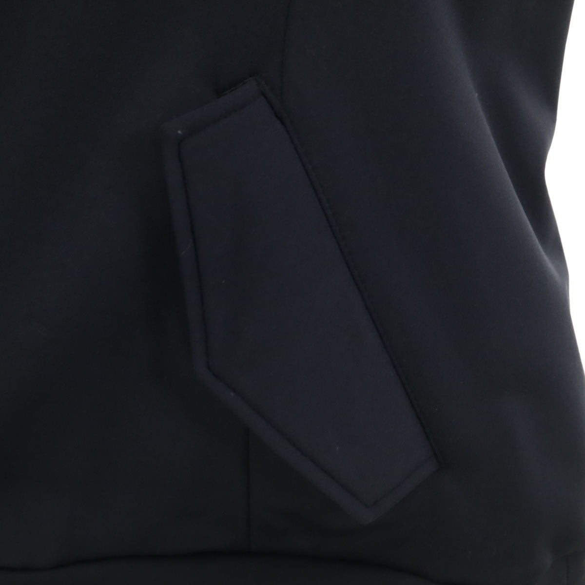 wjk ダヴルジェイケイ 日本製 長袖 パーカー M ブラック メンズ