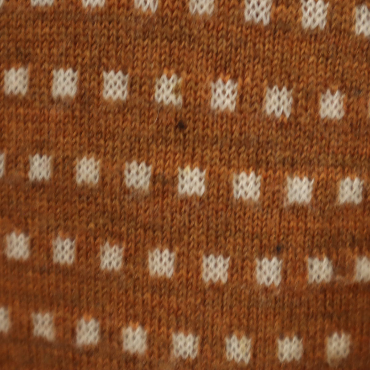 KENZO ケンゾー 90s 日本製 ウール オールド 総柄 長袖 Vネック セーター 3 キャメル ニット メンズ