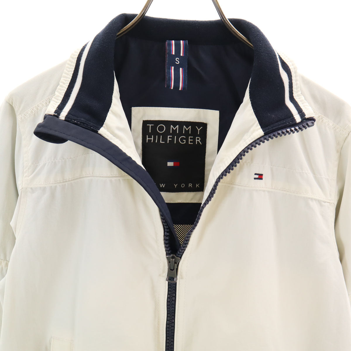 TOMMY HILFIGER トミーヒルフィガー ナイロンジャケット S 白 メンズ