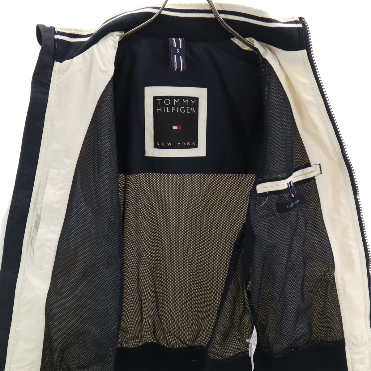 TOMMY HILFIGER トミーヒルフィガー ナイロンジャケット S 白 メンズ