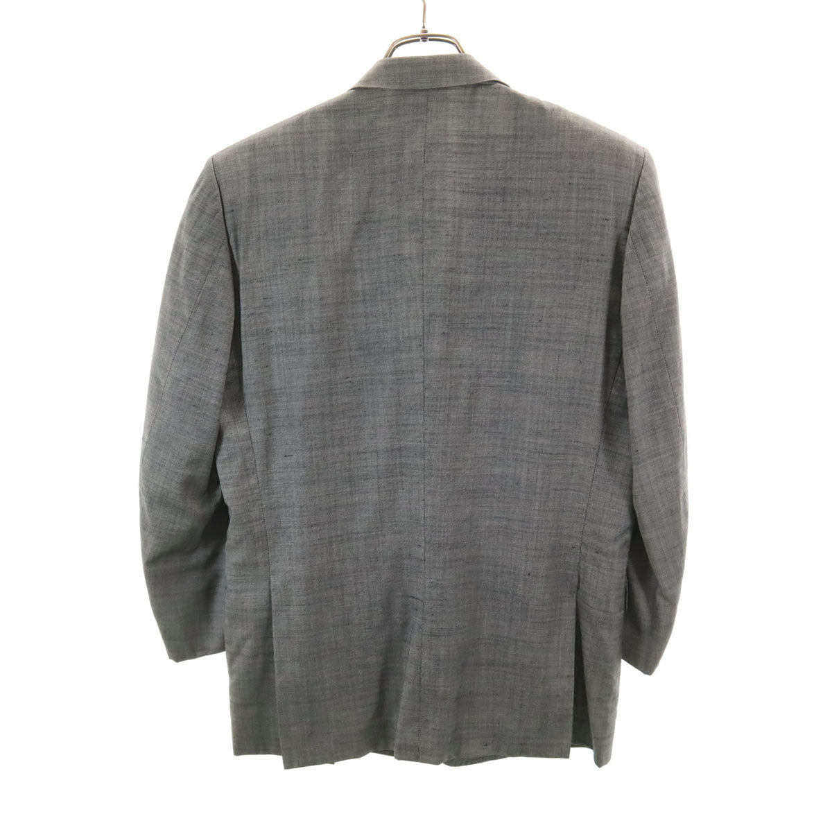 Christian Dior クリスチャンディオール 90s シルクブレンド オールド テーラードジャケット AB-4 グレー メンズ