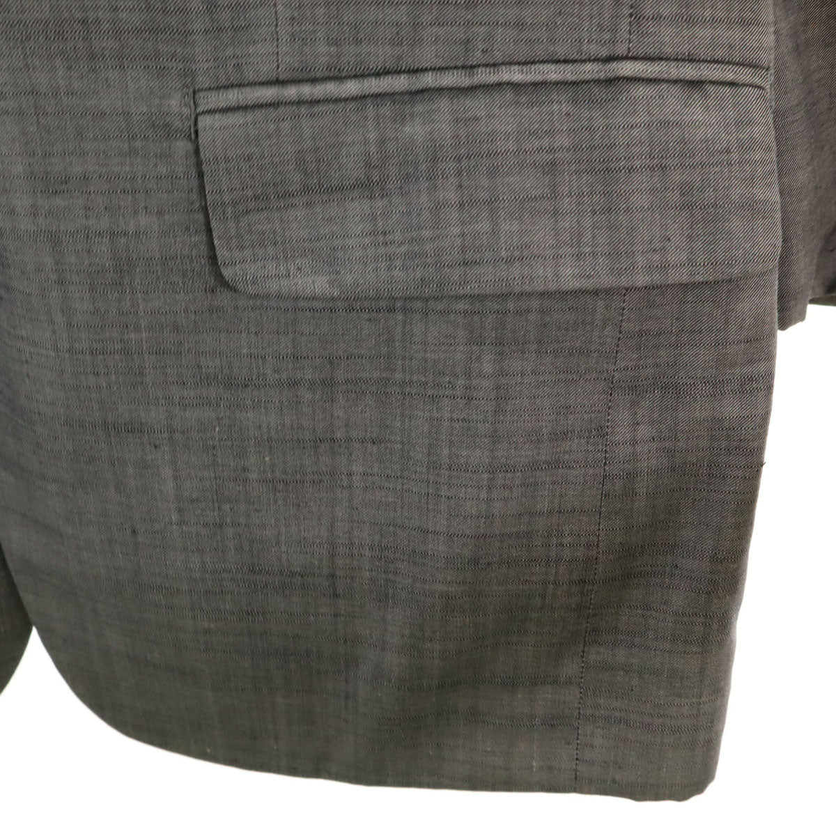 Christian Dior クリスチャンディオール 90s シルクブレンド オールド テーラードジャケット AB-4 グレー メンズ