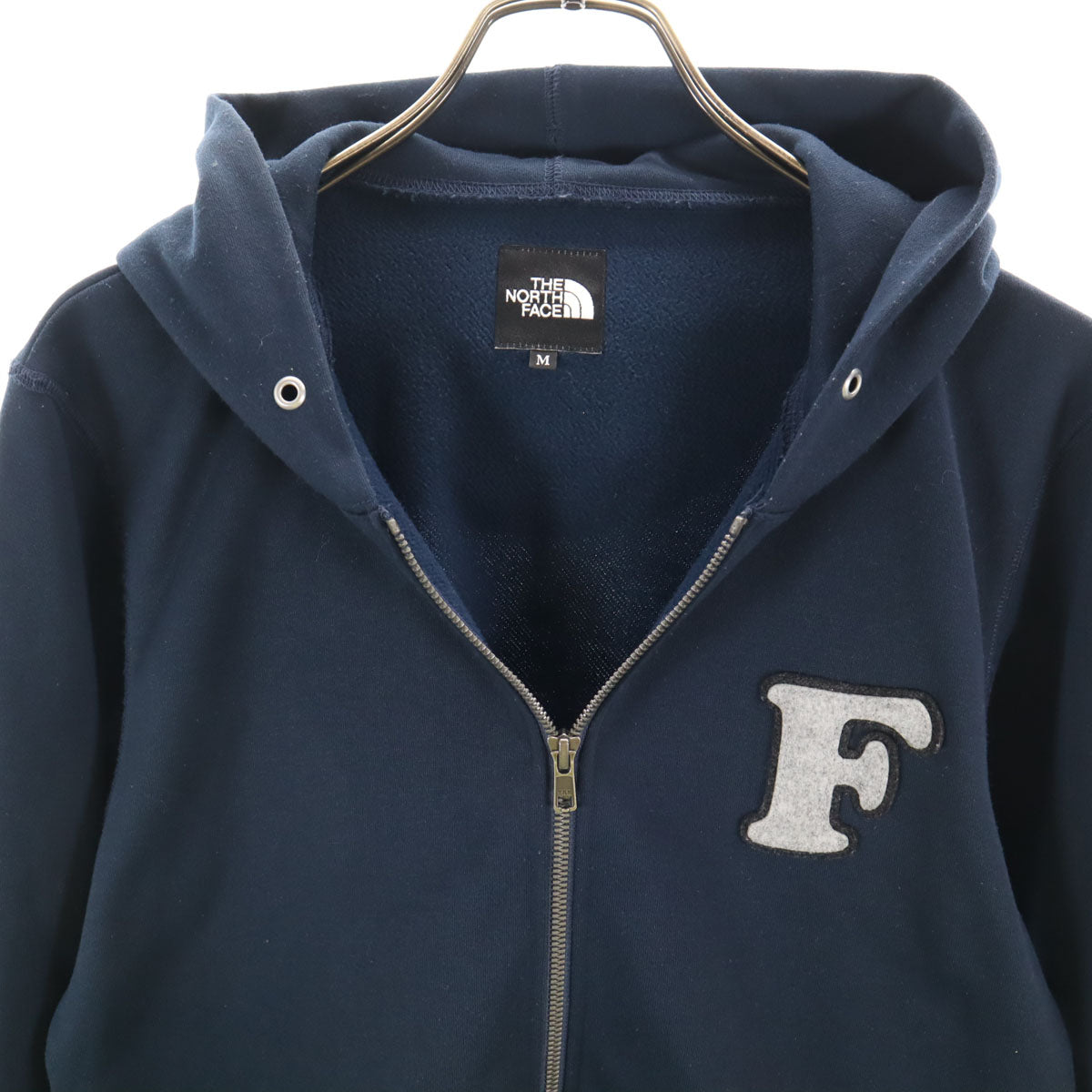 THE NORTH FACE ノースフェイス 長袖 スウェット ジップパーカー M ネイビー NT61340 アウトドア メンズ