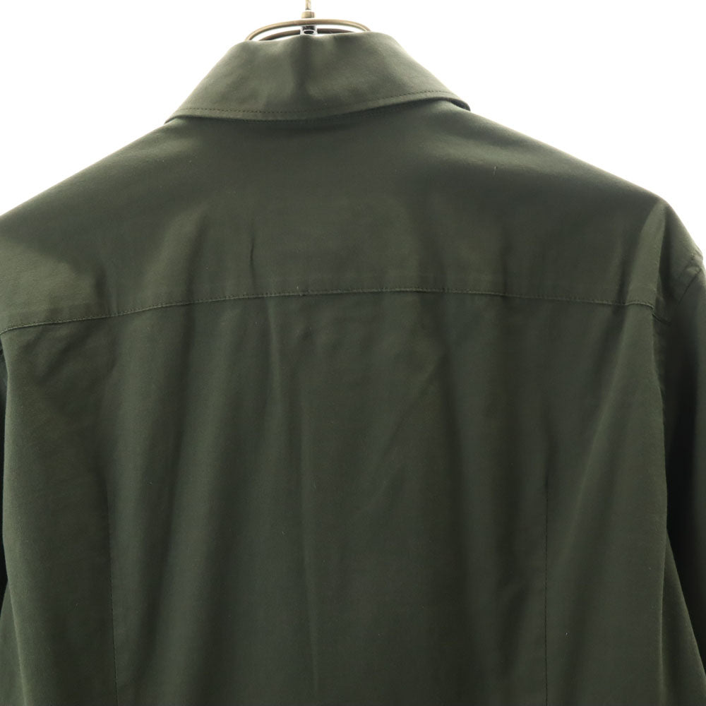 MIUMIU ミュウミュウ イタリア製 長袖 ボタンダウンシャツ 38/15 カーキ メンズ