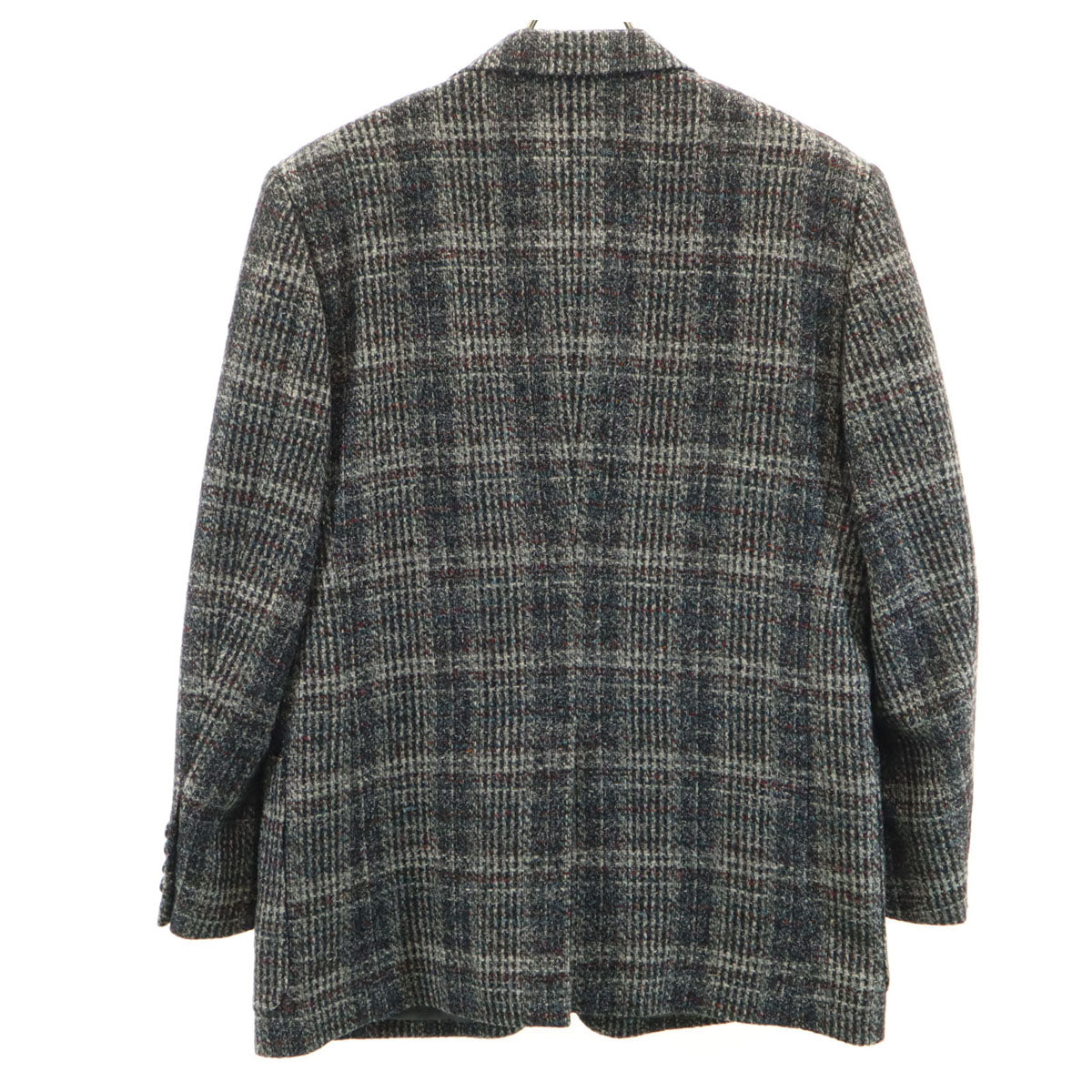 Christian Dior MONSIEUR クリスチャンディオール ムッシュ 90s オールド チェック柄 テーラードジャケット 95-86-170 グレー メンズ