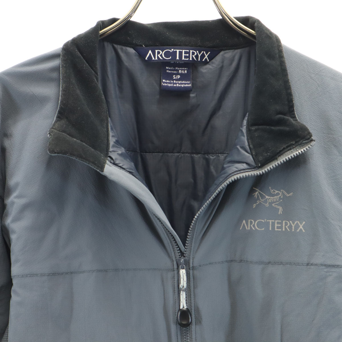 ARC'TERYX アークテリクス 長袖 ハーフジップ ウェア S グレー アウトドア メンズ