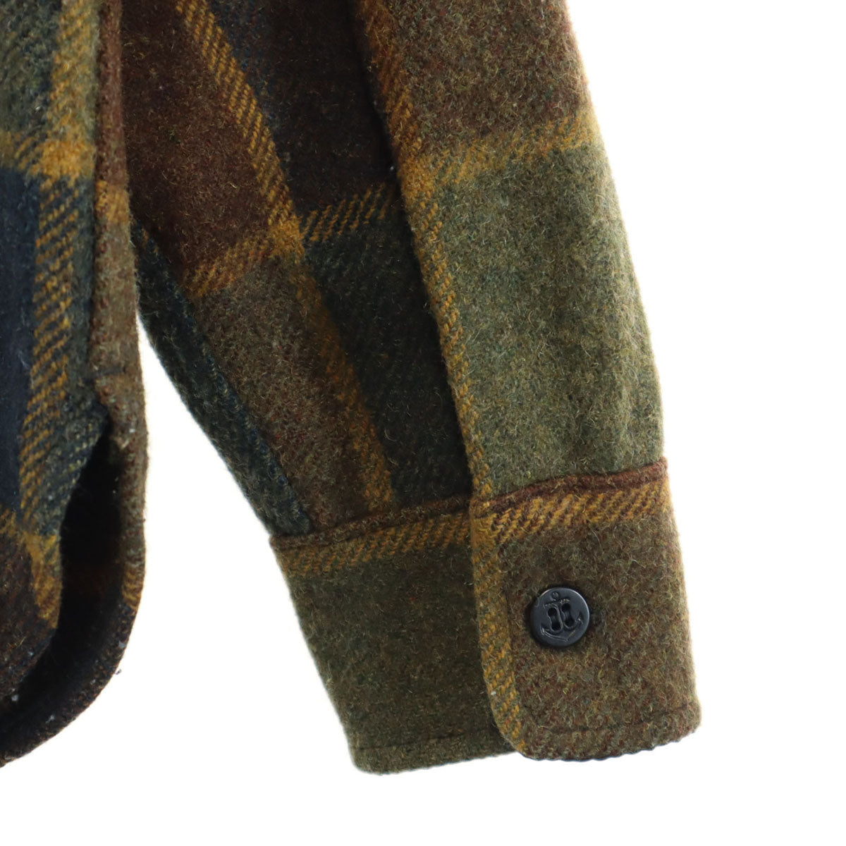 TOWNCRAFT タウンクラフト 70s ヴィンテージ チェック柄 長袖 ネルシャツ M イエローブラウン ペニーズ メンズ