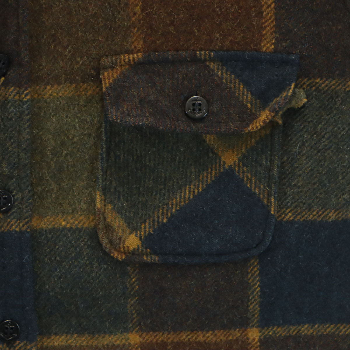 TOWNCRAFT タウンクラフト 70s ヴィンテージ チェック柄 長袖 ネルシャツ M イエローブラウン ペニーズ メンズ