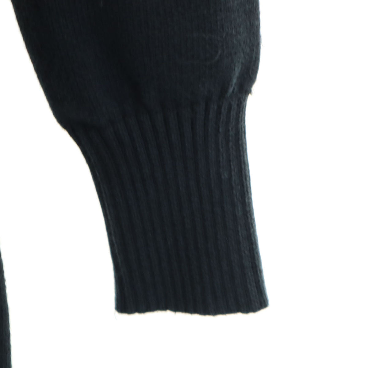 KENZO ケンゾー 長袖 Vネック ニット ワンピース XS ネイビー系 レディース