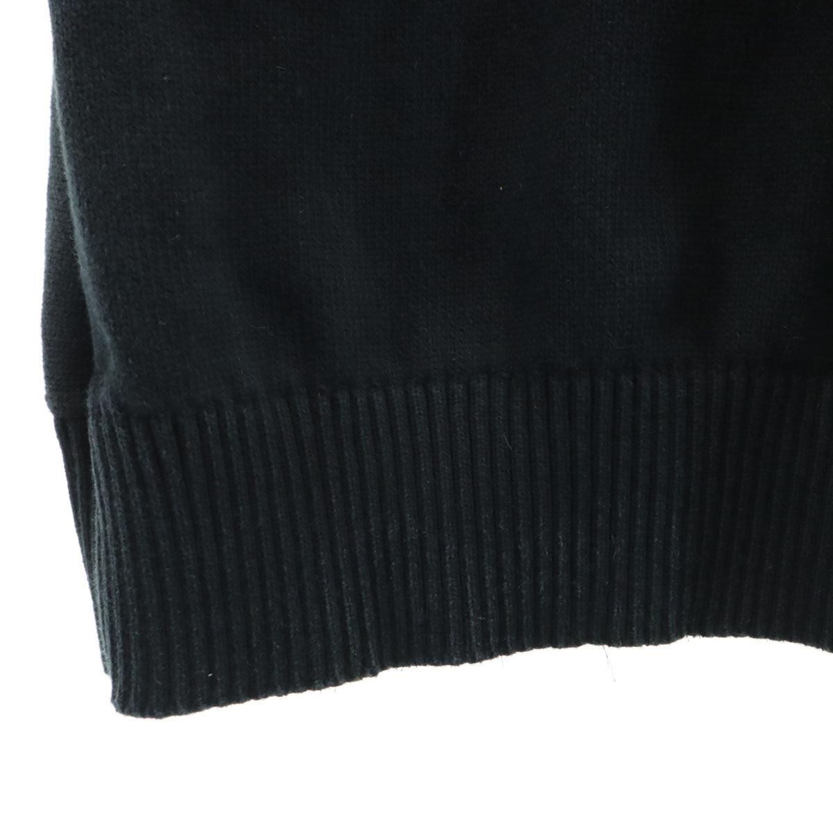 KENZO ケンゾー 長袖 Vネック ニット ワンピース XS ネイビー系 レディース