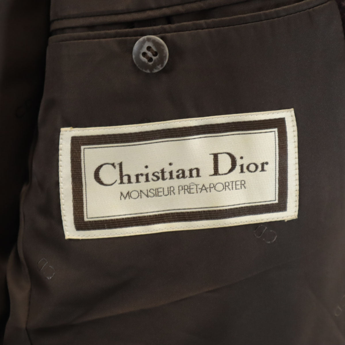 Christian Dior MONSIEUR PRET-A-PORTER クリスチャンディオール ムッシュ プレタポルテ 90s オールド テーラードジャケット AB6 ブラウン メンズ