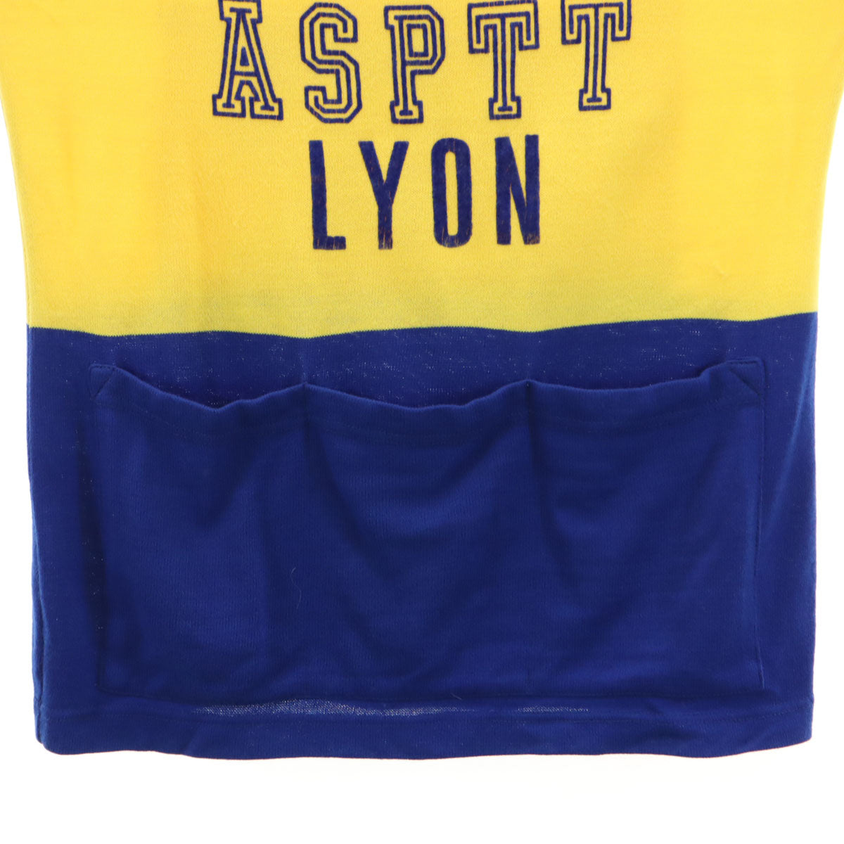 80s 90s オールド ASPTT 長袖 ハーフジップ サイクリング ニット 4 ブルー メンズ