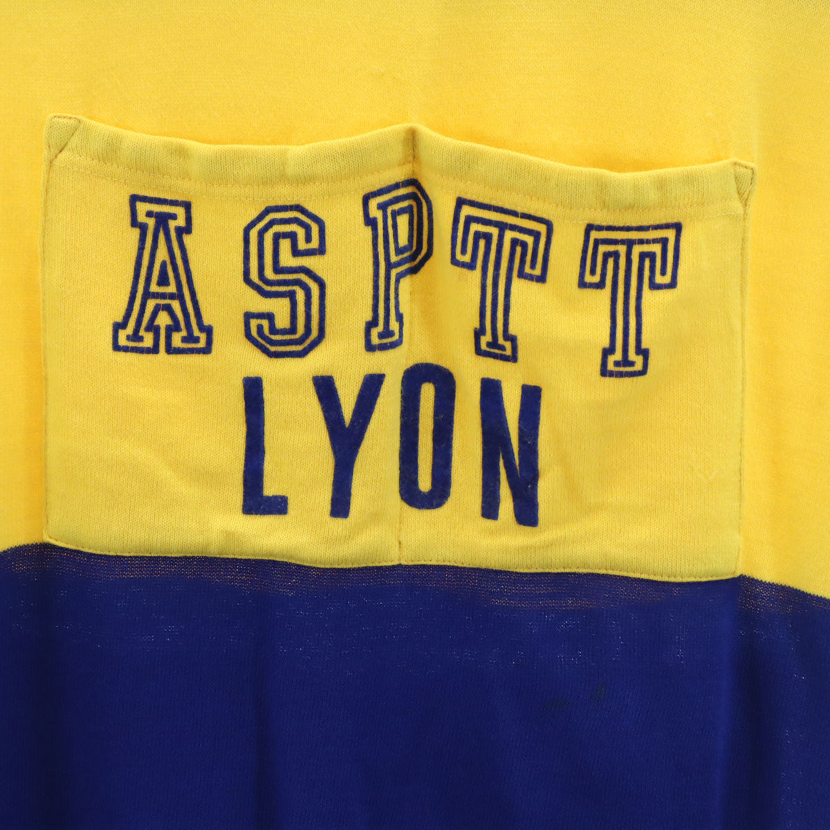 80s 90s オールド ASPTT 長袖 ハーフジップ サイクリング ニット 4 ブルー メンズ