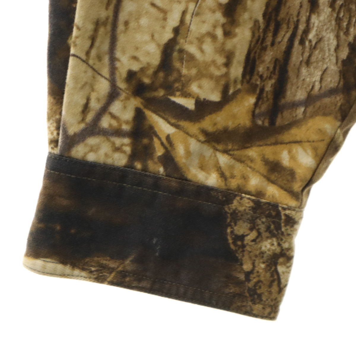 Columbia コロンビア リアルツリー柄 長袖 ボタンダウンシャツ XXL ブラウン アウトドア ビッグサイズ メンズ