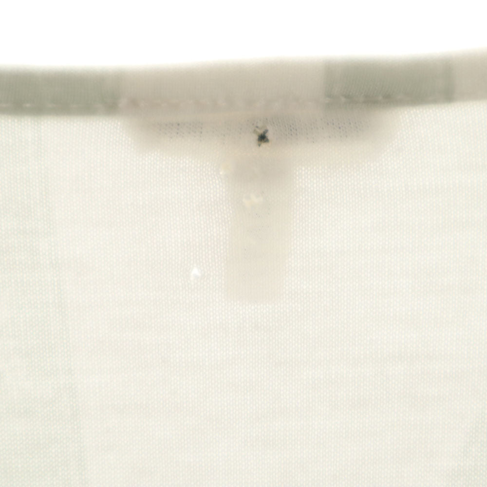 HERMES エルメス イタリア製 長袖 Vネック カットソー M ホワイト レディース