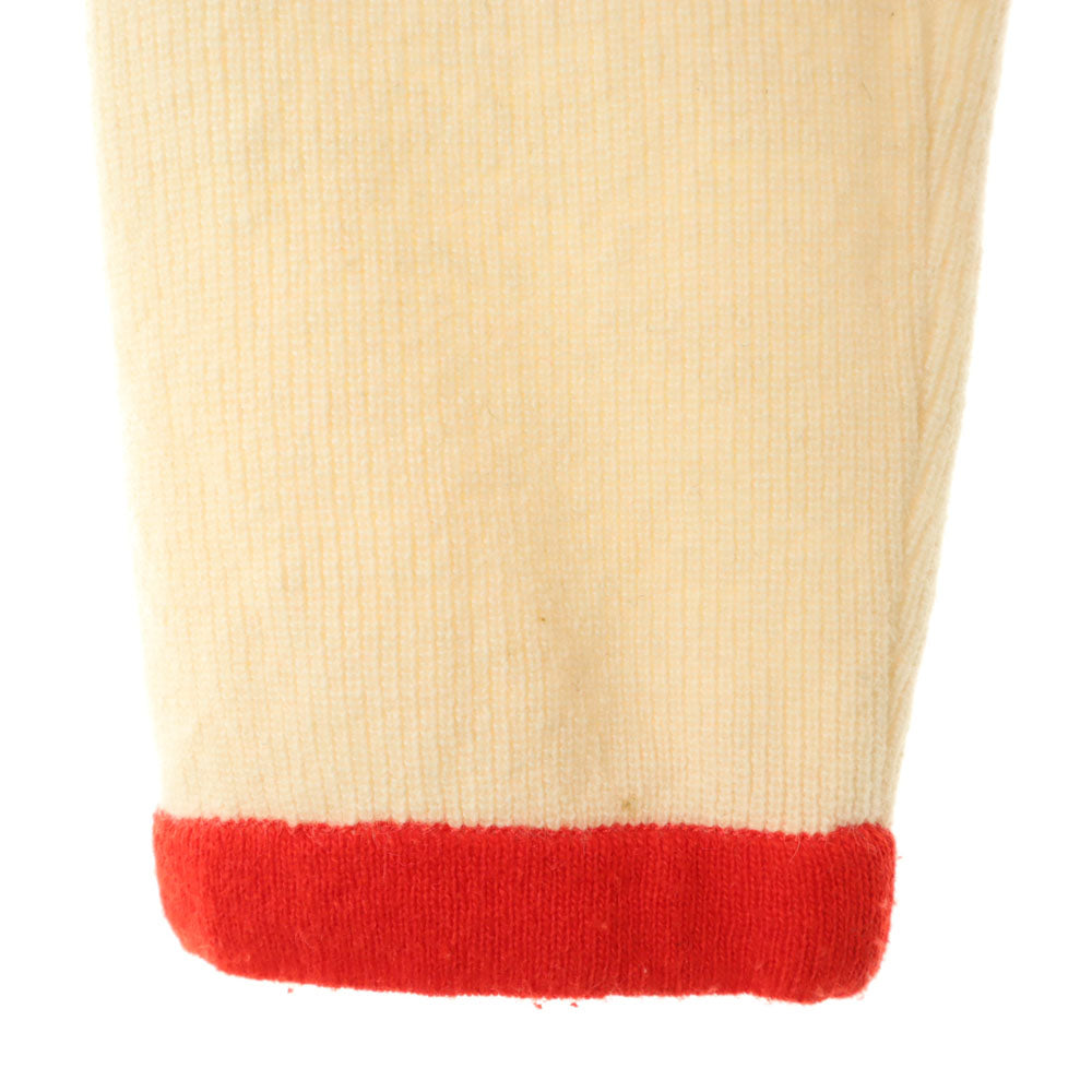 COMME des GARCONS コムデギャルソン 88AW ヴィンテージ 日本製 長袖 パイピング カーディガン ベージュ レディース