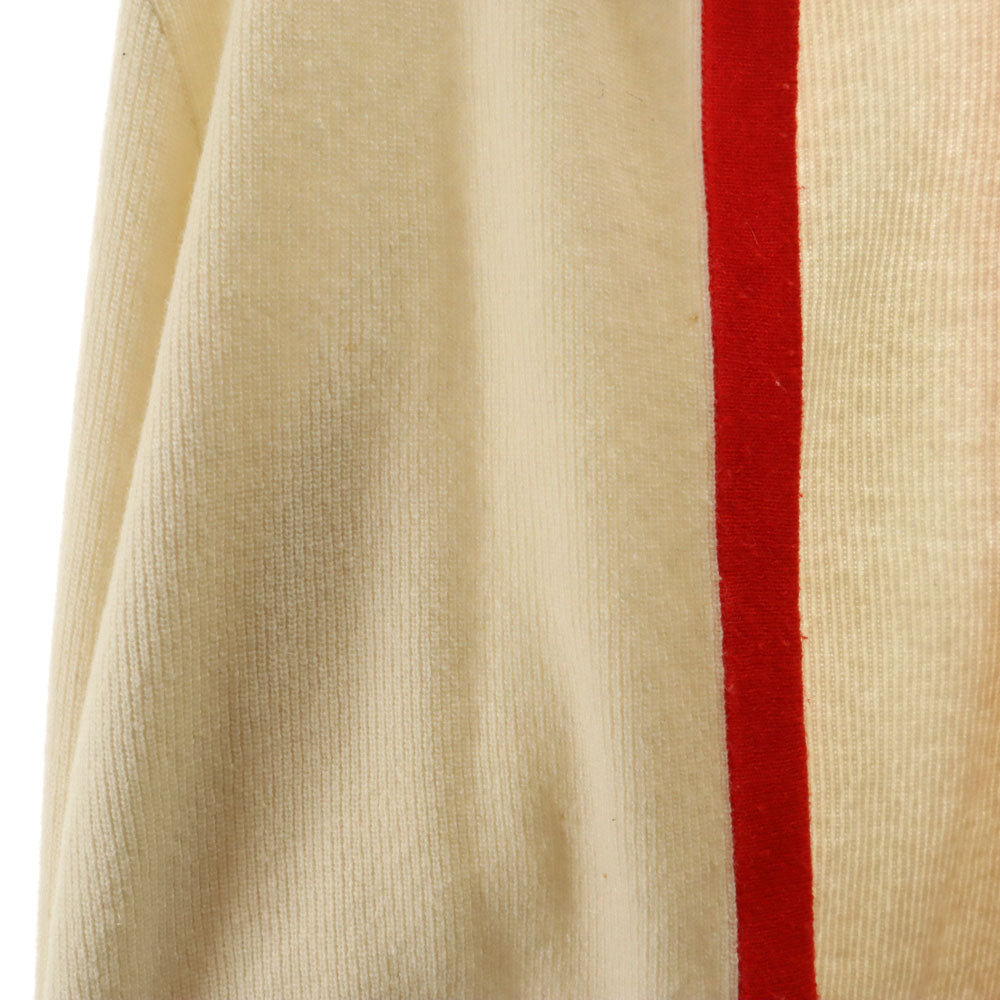 COMME des GARCONS コムデギャルソン 88AW ヴィンテージ 日本製 長袖 パイピング カーディガン ベージュ レディース