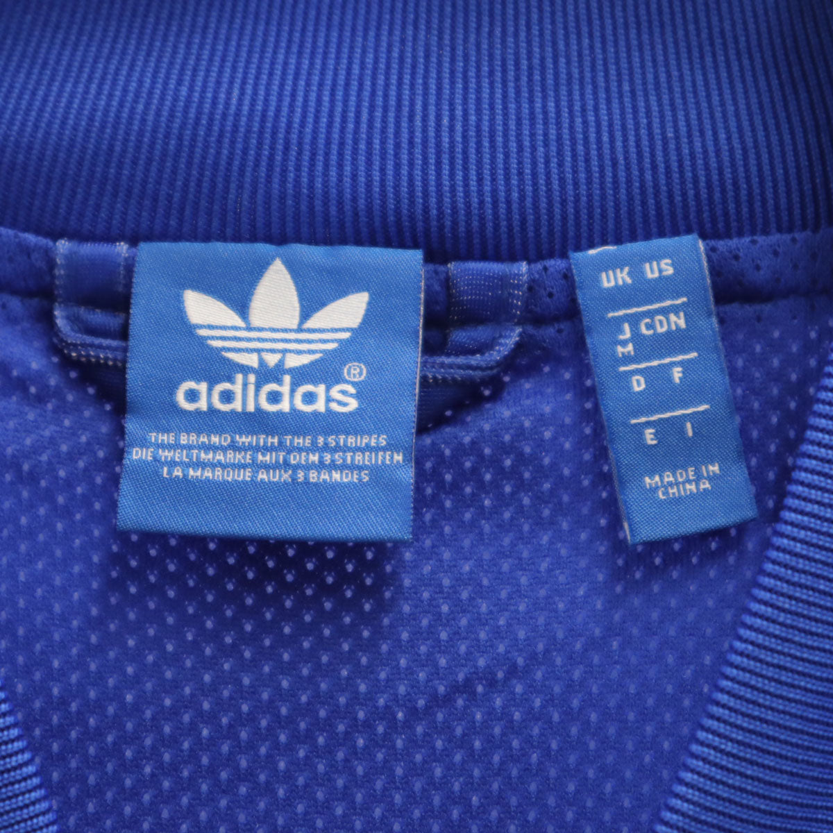 adidas Originals アディダスオリジナルス The Farm Company ファームカンパニー コラボ 南国の鳥 トラックジャケット M ブルー スーパーガール ジャージ レディース