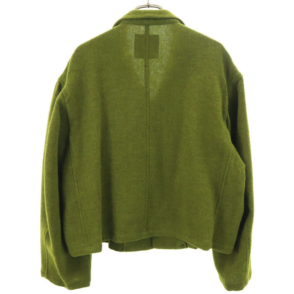 Y's ワイズ 80s 日本製 ヴィンテージ 開襟 ジャケット カーキ メンズ
