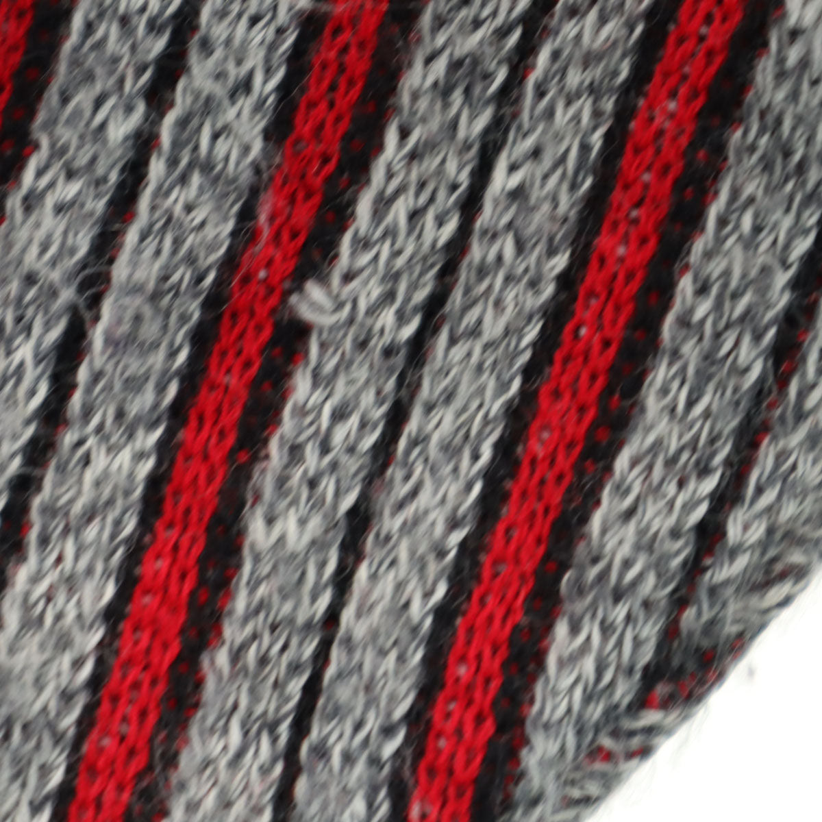 VENEZIA 80s 90s オールド ストライプ柄 長袖 セーター グレー ニット メンズ