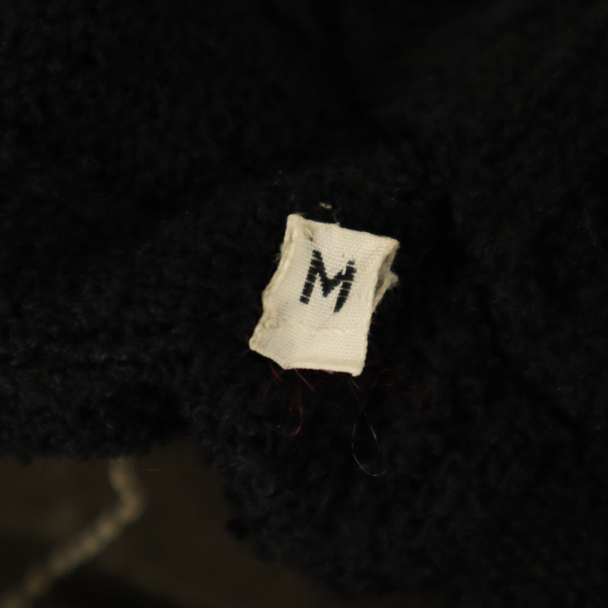 nc candido 70s イタリア製 ヴィンテージ 本革レザー切替 ニットジャケット M ブラック メンズ