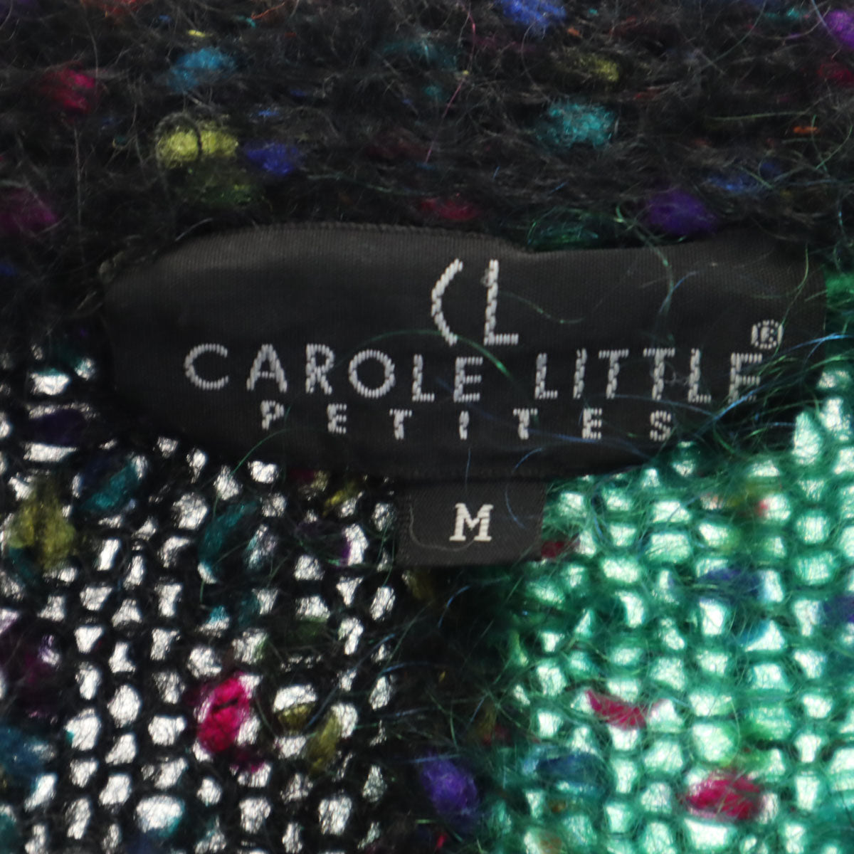 CAROLE LITTLE キャロルリトル 90s オールド 長袖 セーター M マルチ ニット レディース