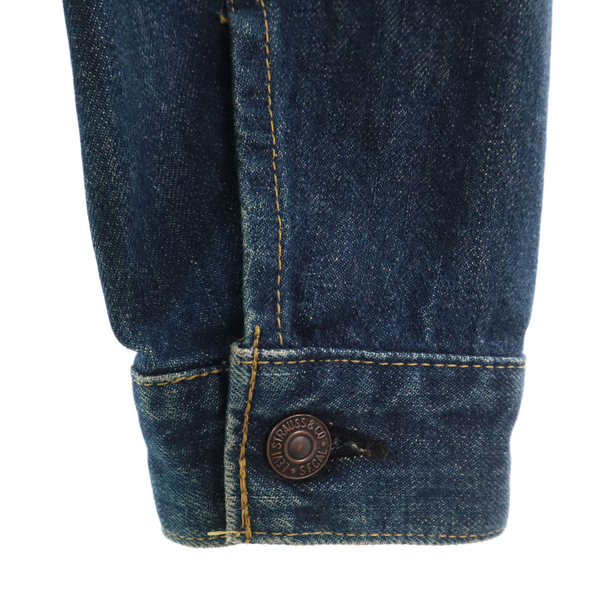 Levi's リーバイス 90s ビッグE 日本製 オールド 復刻 71557 デニムジャケット 36 インディゴ ジージャン メンズ
