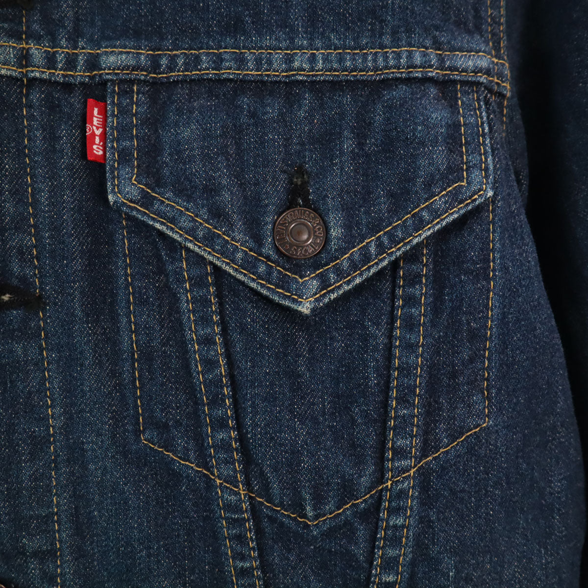 Levi's リーバイス 90s ビッグE 日本製 オールド 復刻 71557 デニムジャケット 36 インディゴ ジージャン メンズ