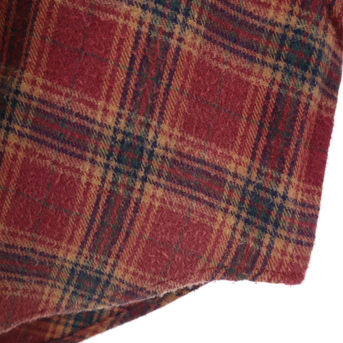 POLO COUNTRY RALPH LAUREN ポロカントリー ラルフローレン 80s 90s オールド チェック柄 長袖 ボタンダウンシャツ L レッド系 メンズ