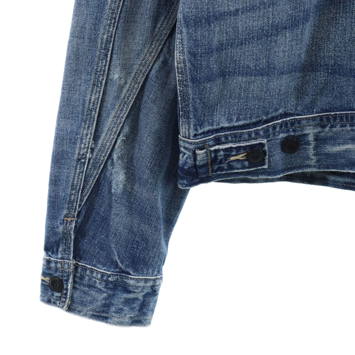 DENIMU＆SUPPLY RALPH LAUREN デニムアンドサプライ ラルフローレン フルジップ デニムジャケット M ブルー系 ジージャン メンズ