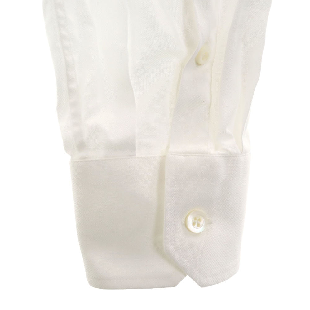 PRADA プラダ 2020年モデル イタリア製 長袖 ボタンダウンシャツ 42 ホワイト メンズ