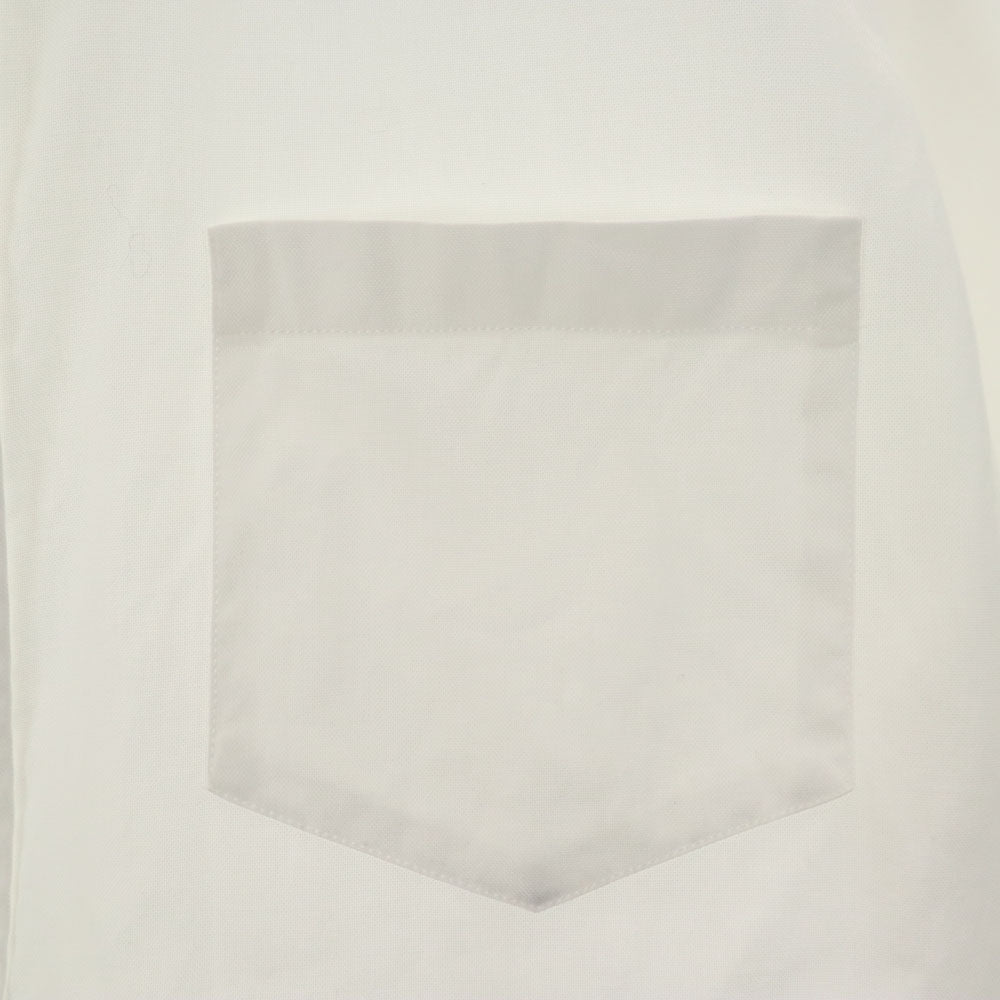 PRADA プラダ 2020年モデル イタリア製 長袖 ボタンダウンシャツ 42 ホワイト メンズ