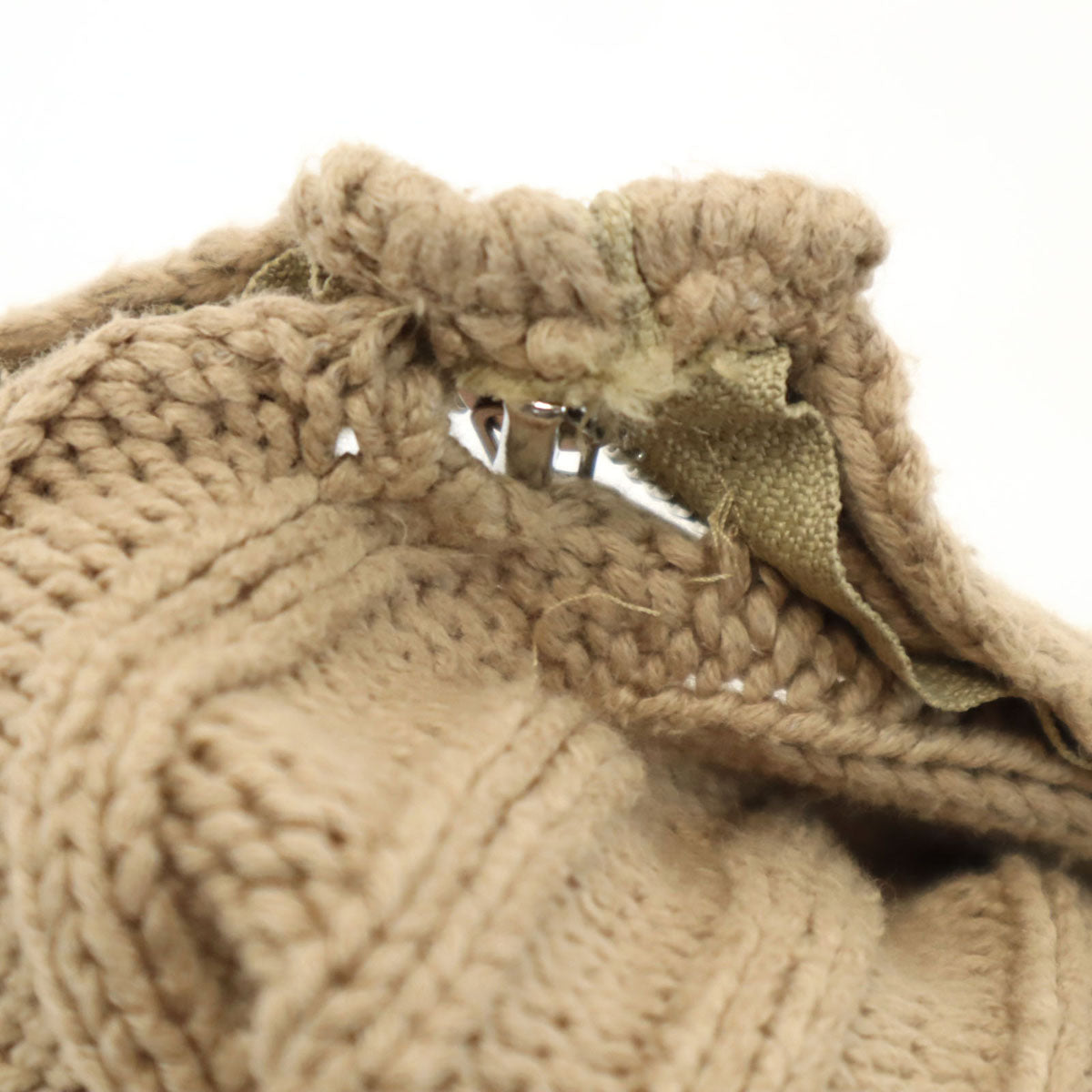 CRUCIANI クルチアーニ イタリア製 長袖 ハーフジップ ニット ベージュ セーター レディース