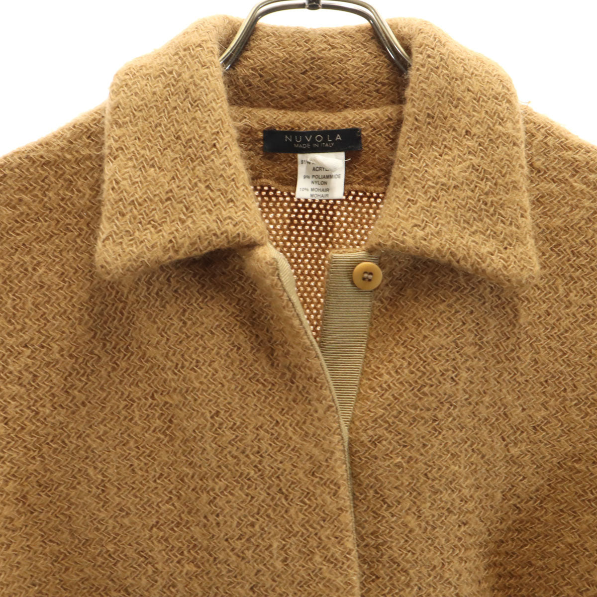 NUVOLA ヌヴォラ イタリア製 ニットジャケット 40 ブラウン レディース